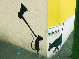Фасад кафе «День и ночь». Улица Якуба Коласа, 7а.
