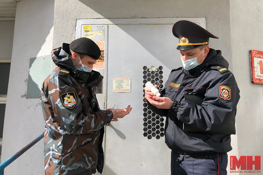 милиция проверка коронавирус