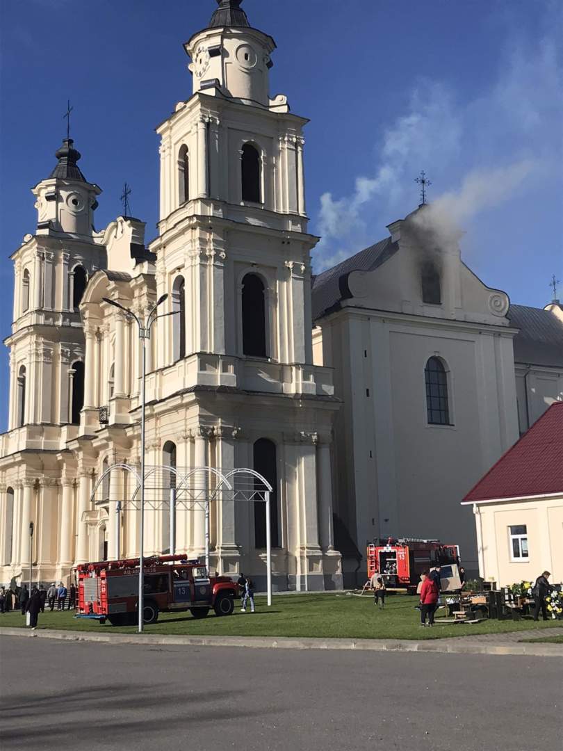 В костеле в Будславе произошло возгорание - Минск-новости