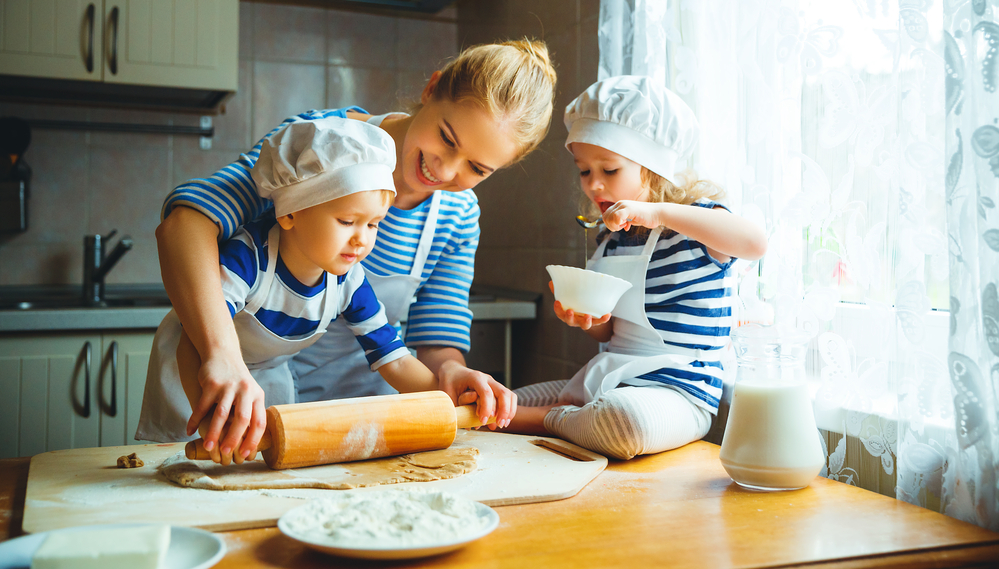 готовить печь дети кухня