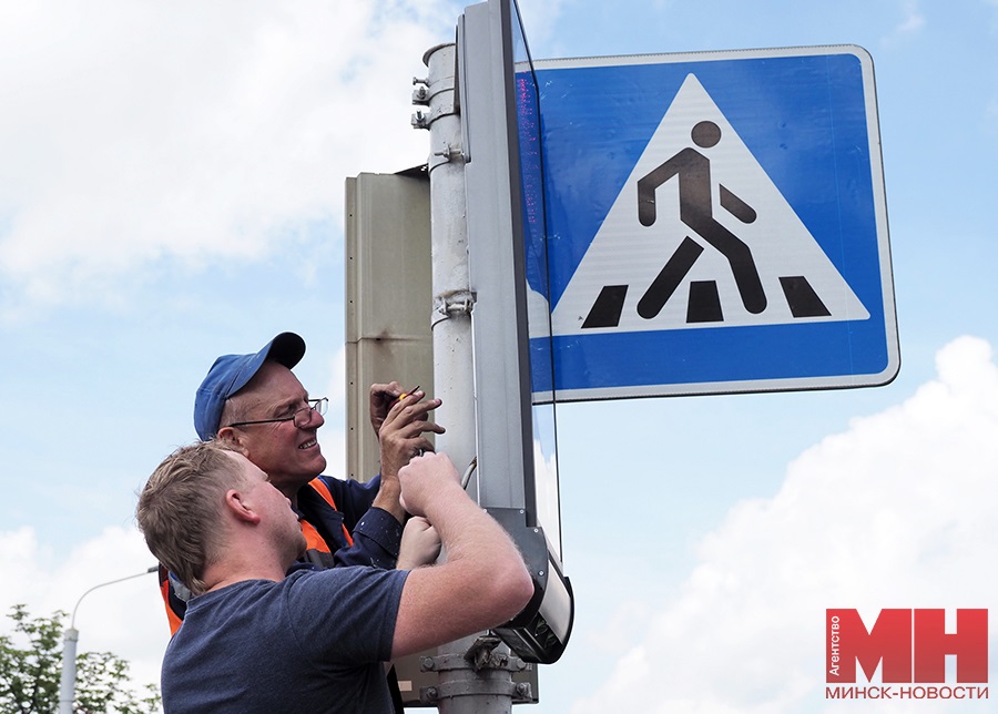 01 08 2023 transport otkrytie eksperimentalnogo svetofora mozolevskij 06 kopiya