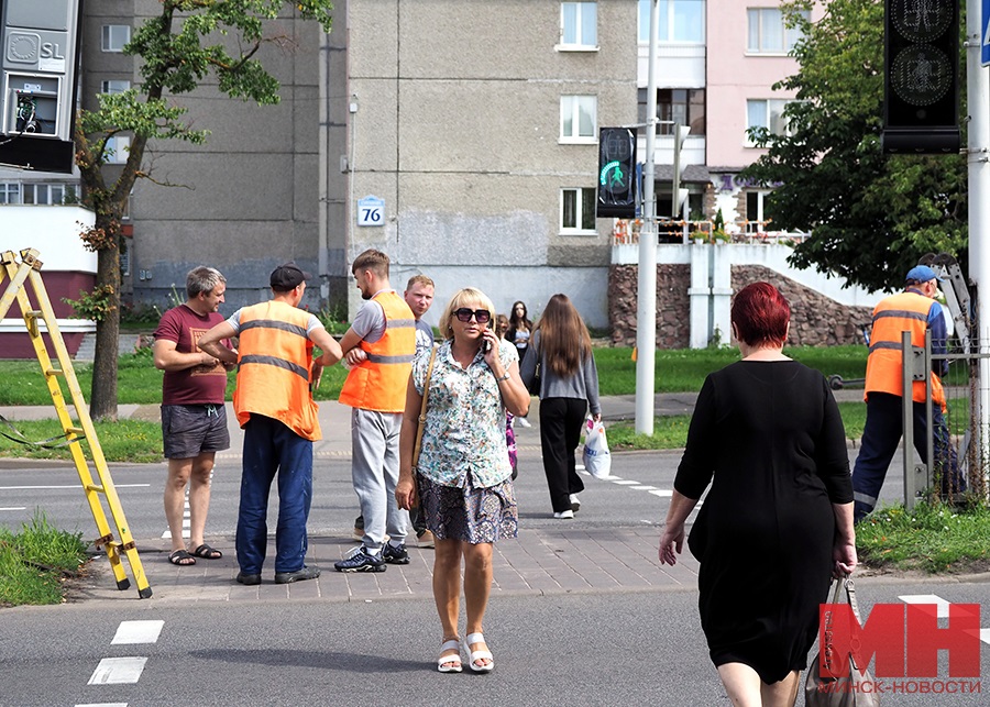 01 08 2023 transport otkrytie eksperimentalnogo svetofora mozolevskij 08 kopiya