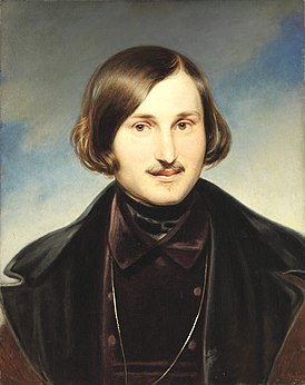 n.gogol by f.moller 1840 tretyakov gallery