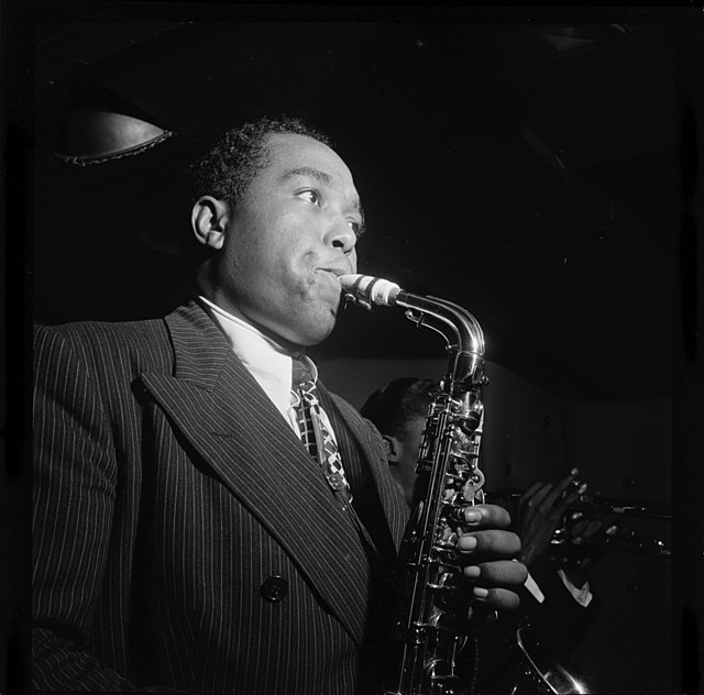 640px portrait of charlie parker in 1947
