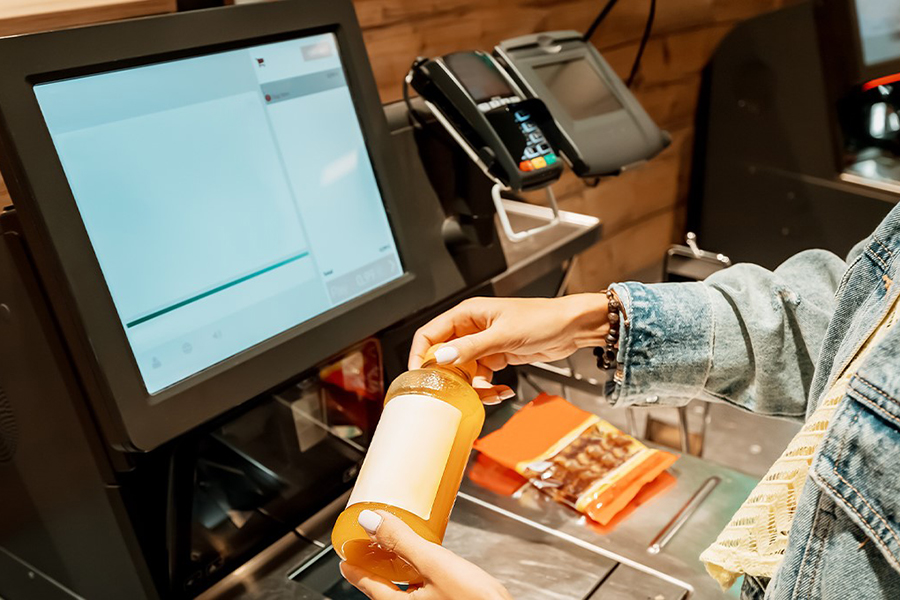 retail checkout scanner