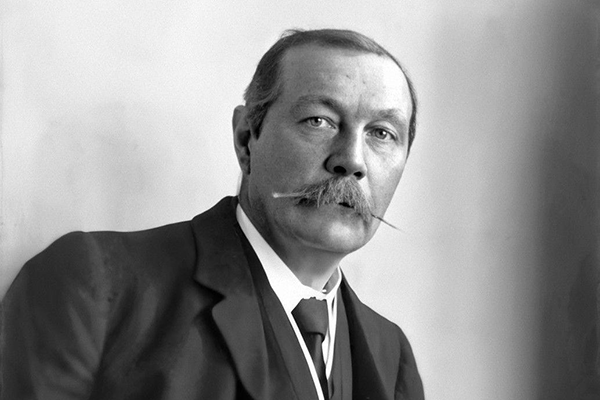 arthur conan doyle by walter benington 1914