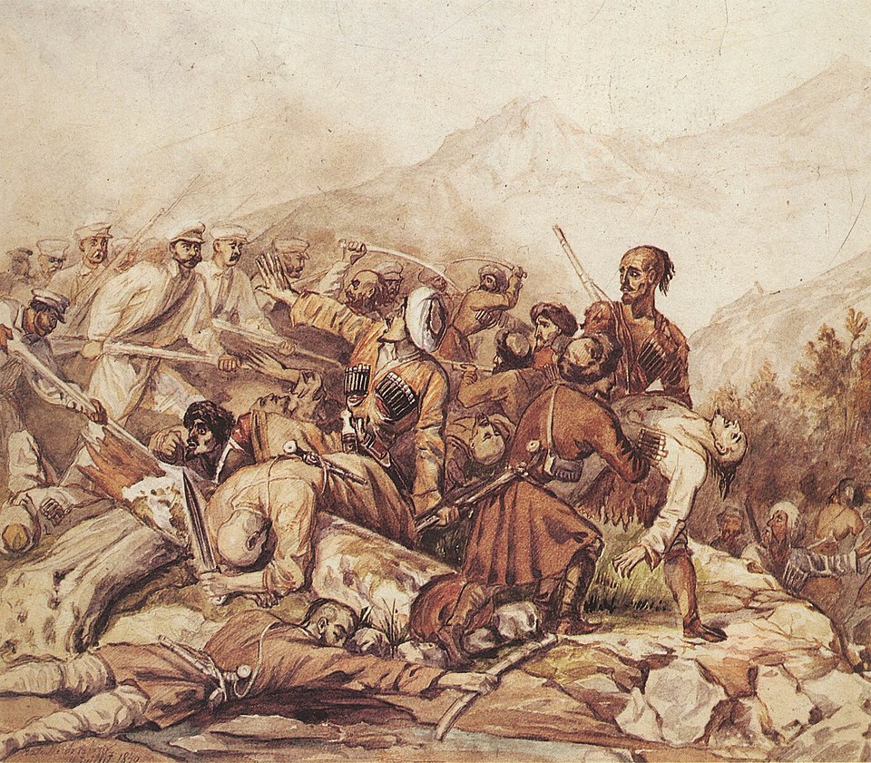 paintings by mikhail lermontov 1840 valerik